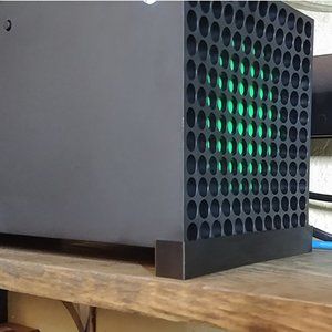 Microsoft Xbox Series X Console Risers Horizontal System Cradle Desk Display